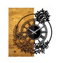 Wallity Wooden Clock 14 Nogal y Negro